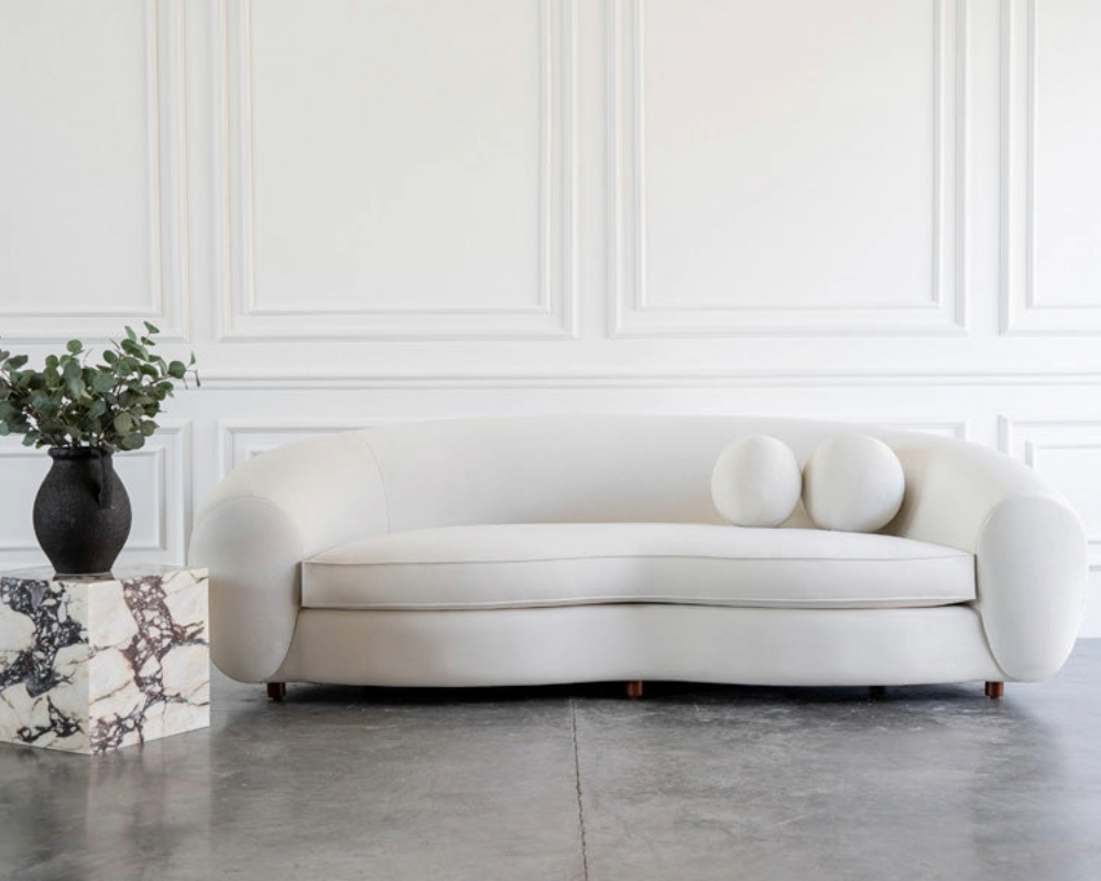 Rossi Lounge 3 Seater Fabric Sofa - Image 4