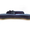 Alexander Sectionals in Blue Fabric - Image 3