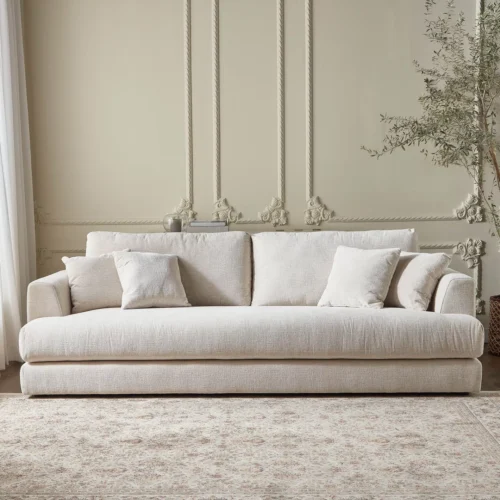 Amirah 3-Seater Fabric Sofa