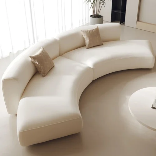Luxury Linen Cotton Tofu Sofa