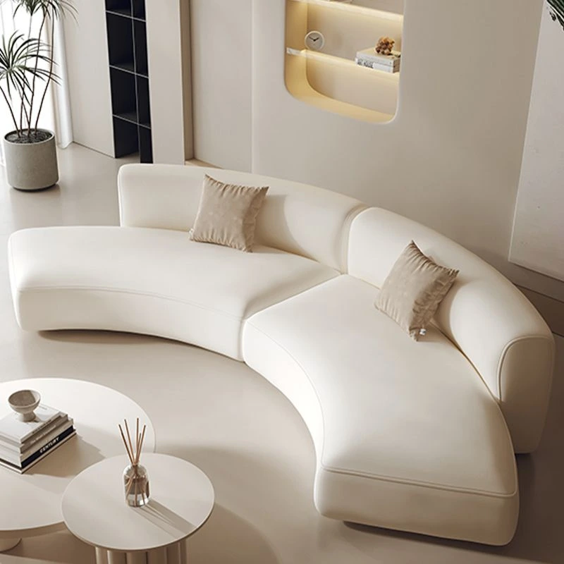 Luxury Linen Cotton Tofu Sofa - Image 4