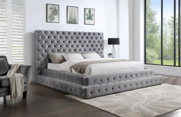 Maya Two Step Tufted Bed