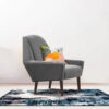 Nabrina 1 Seater Velvet Armchair - Image 2