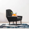 Nabrina 1 Seater Velvet Armchair - Image 4