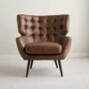 Nicolas Leather Armchair - Image 3
