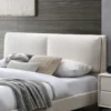 Porter Linen Fabric Upholstered Bed - Image 2