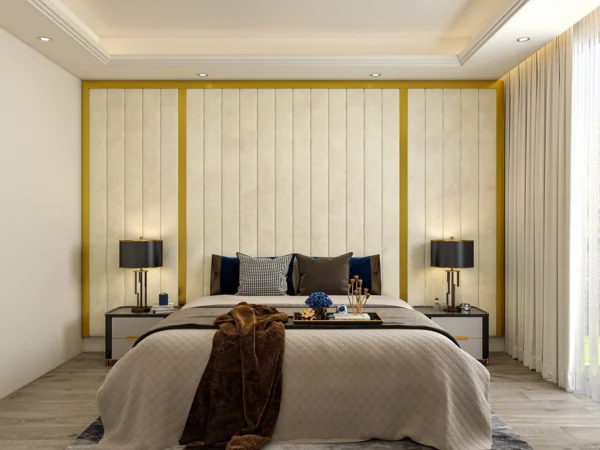 Royal Thomas linear Wall Panel bed