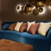 Paolo Curved Sofas in Beige Leather - Image 5
