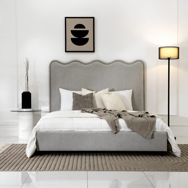 Asena Wave Upholstery Bed