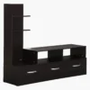 Blake Walnut Brown Modern TV Stand - Image 2