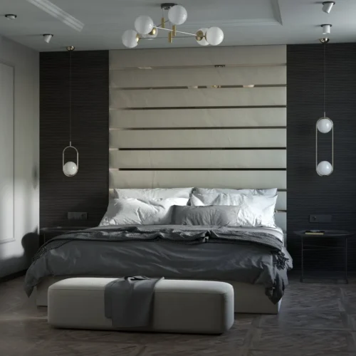 Horizon Upholstered Wall Panel Bed