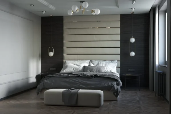 Horizon Upholstered Wall Panel Bed