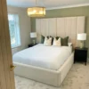Louisa Velvet Padded Wall Panel Bed - Image 2