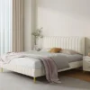 Maple Vandana Modern Upholstered Panel Bed - Image 4
