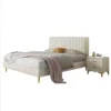 Maple Vandana Modern Upholstered Panel Bed - Image 5