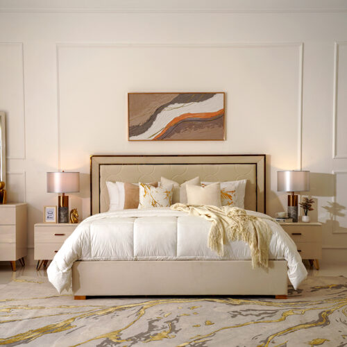 Senna Fabric Upholstered Bed