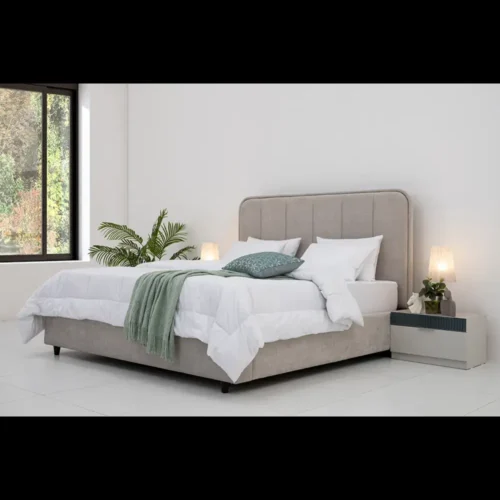 Vega Upholstered Fabric Bed
