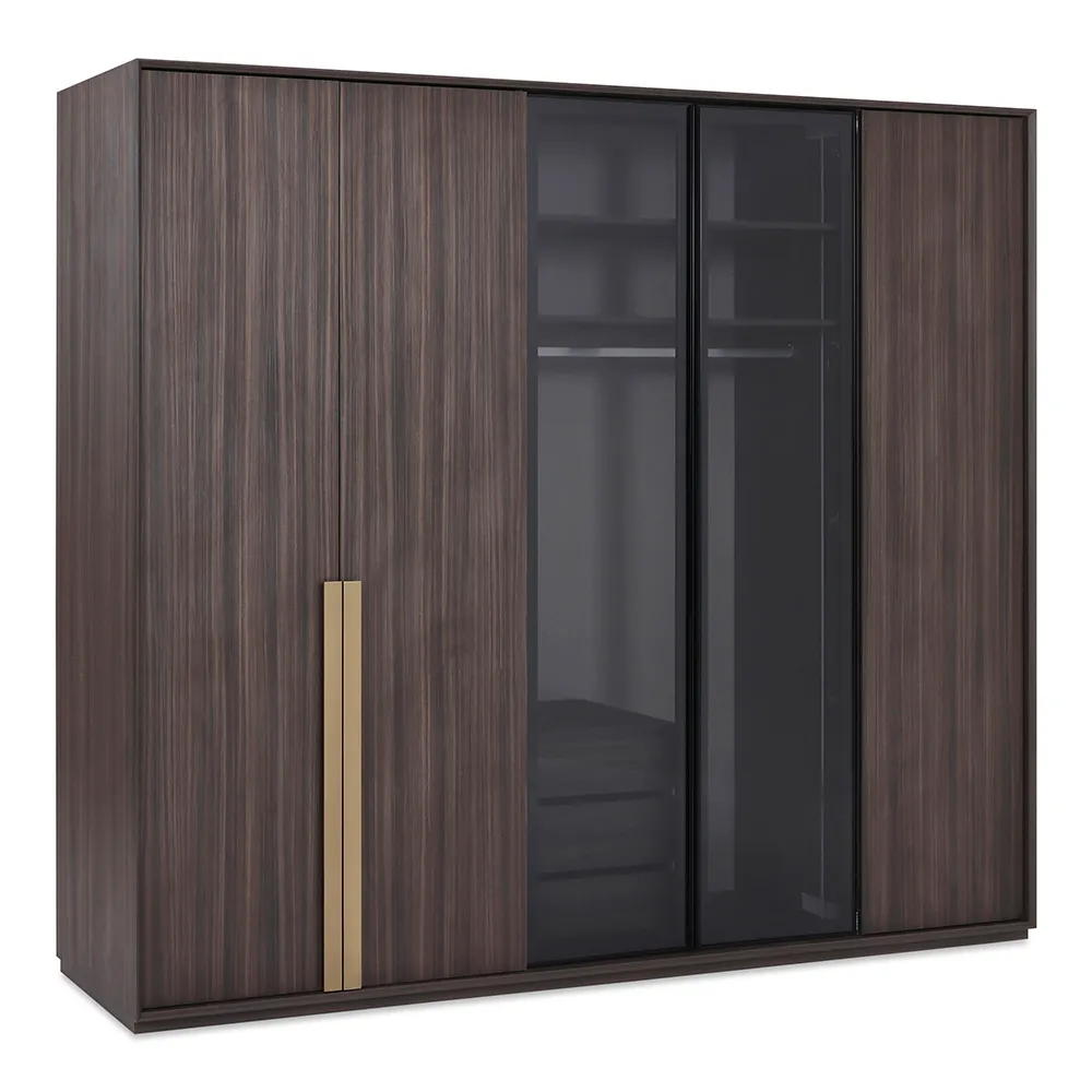 Wardrobe with Glass Doors