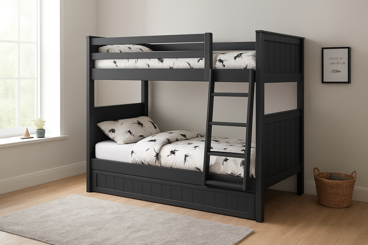 Bunk Bed in Metallic