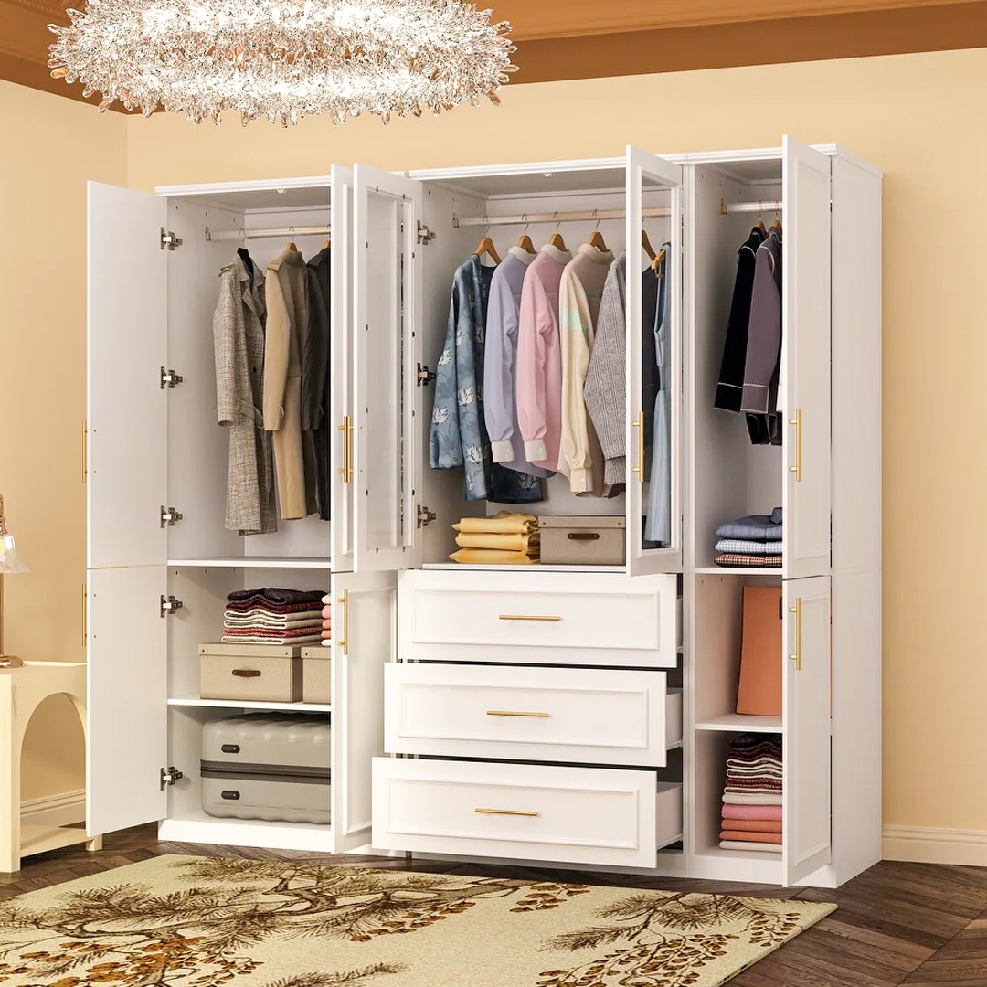 White Custom Wardrobe