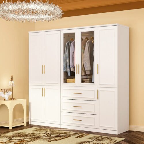 White Custom Wardrobe