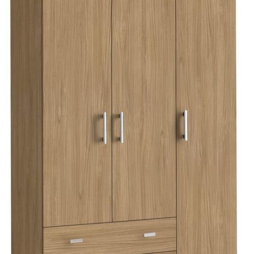 3 Door Wooden Wardrobe