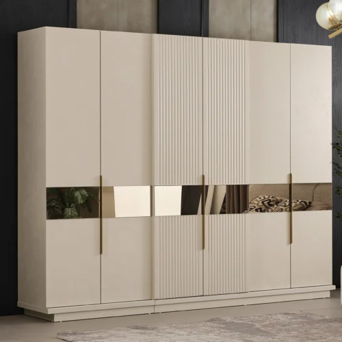 Tesla Premium 6-Door Custom Wardrobe